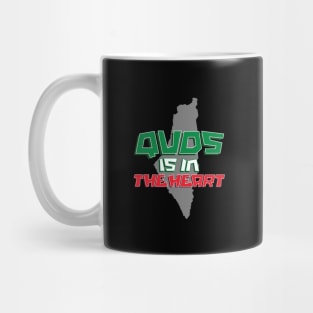 Quds is in the heart - Free Palestine Mug